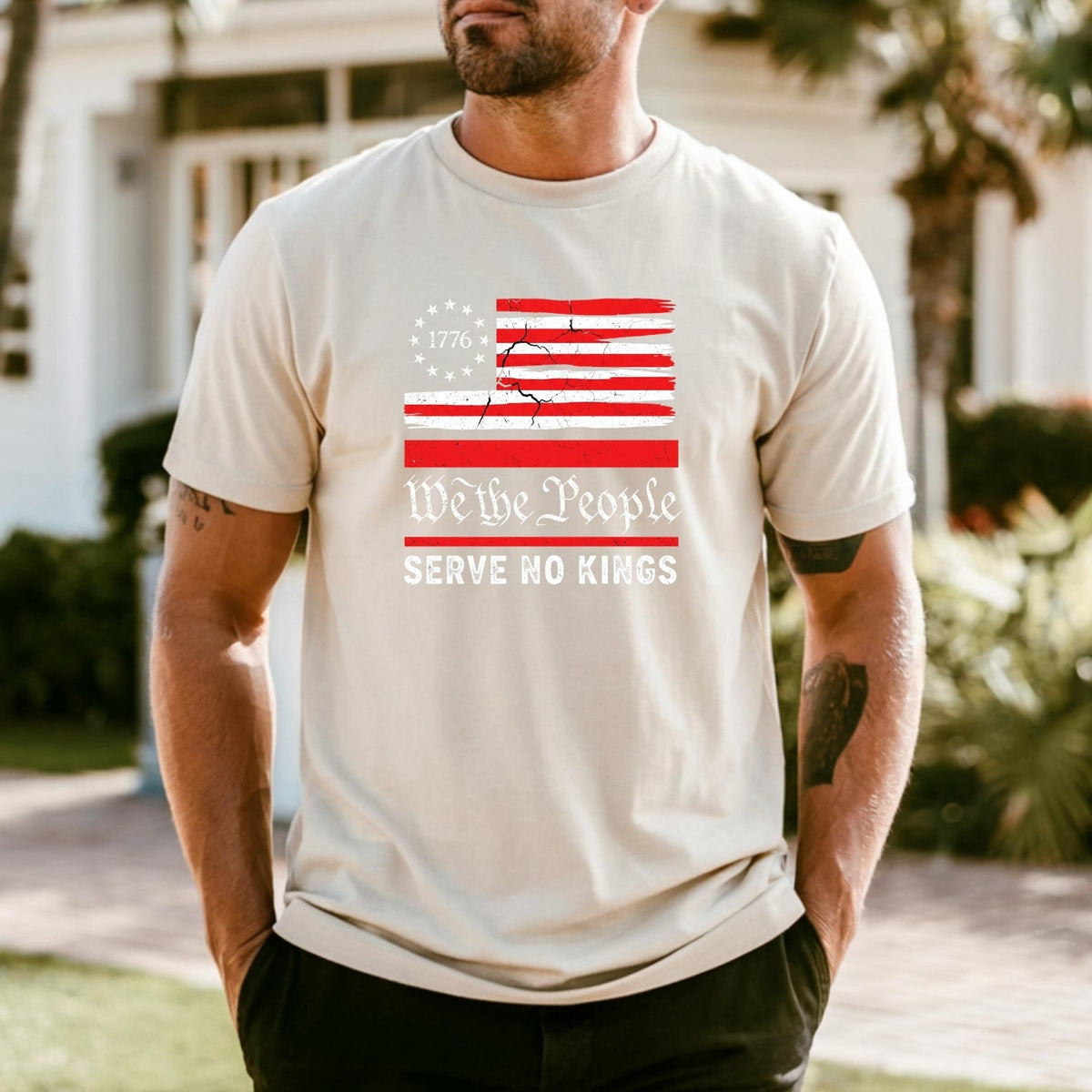 We The People Serve No Kings T-Shirt – Patriotic Freedom product image 13