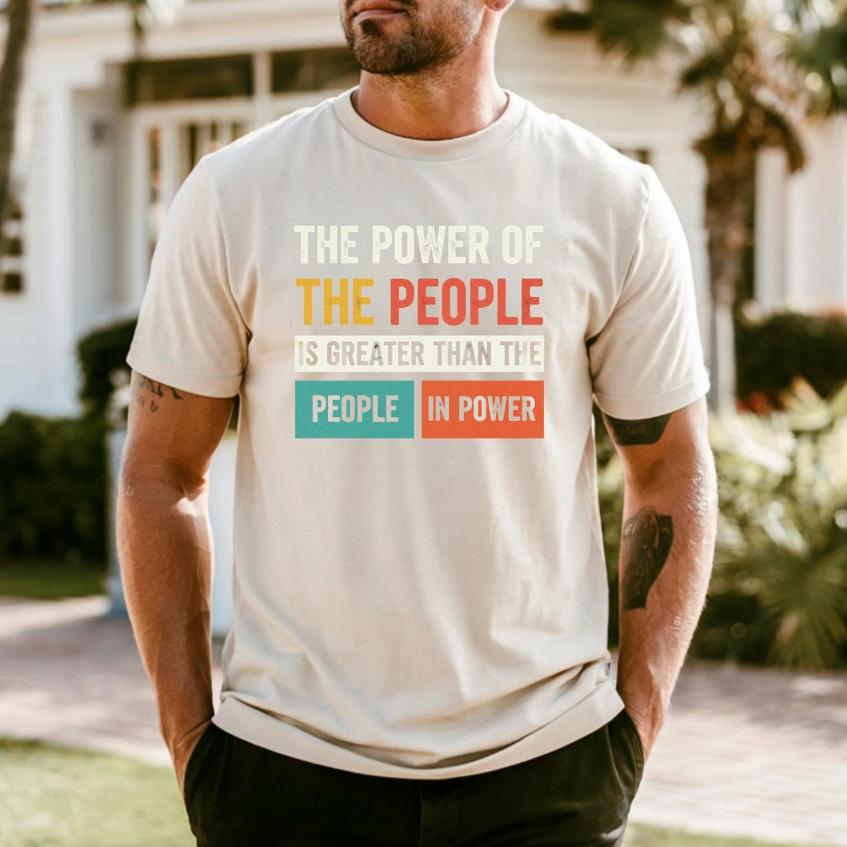The Power of People T-Shirt – Retro Comfort Graphic Tee – product image 21