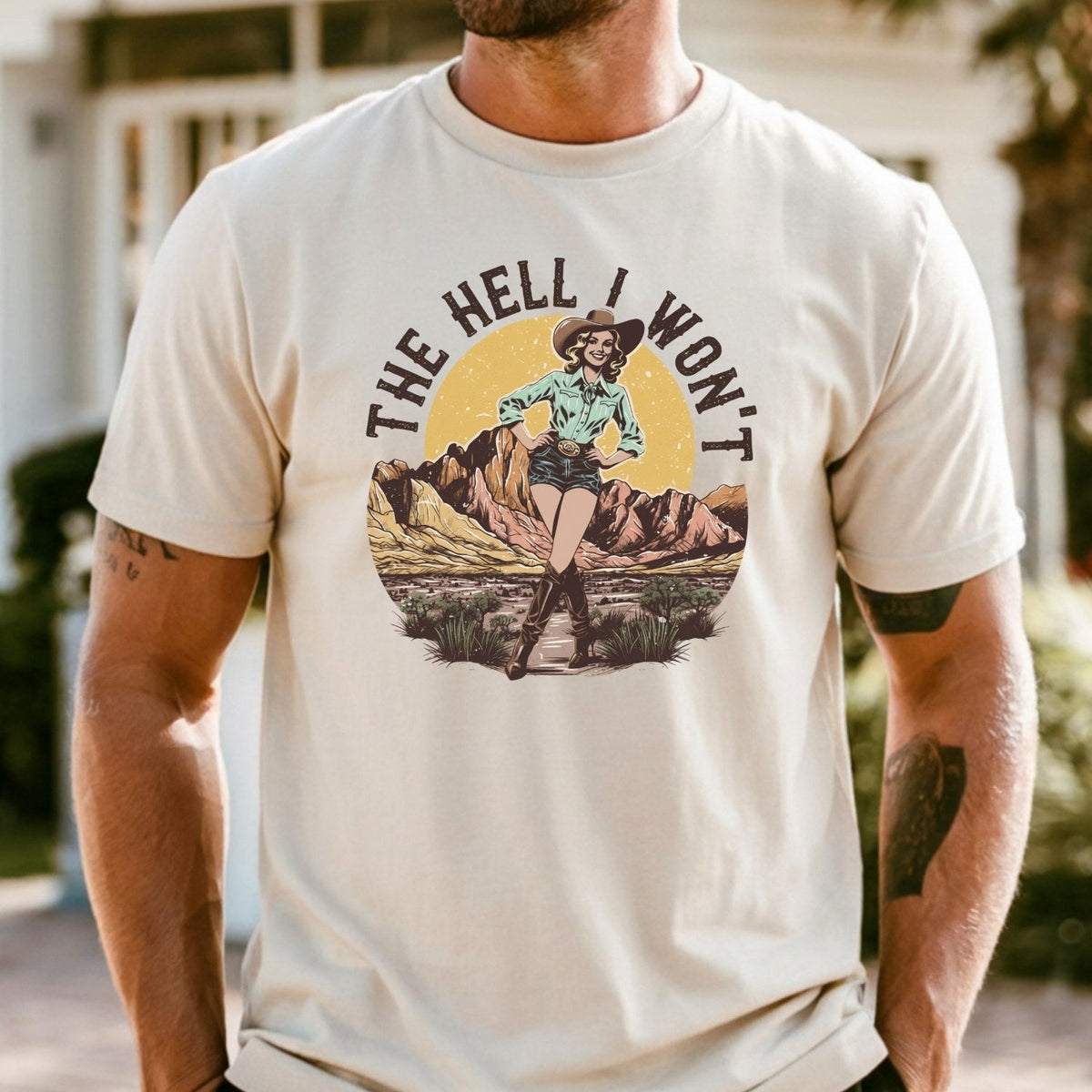 The Hell I Won’t T-Shirt – Retro Feminist Tee, Equality & product image 17