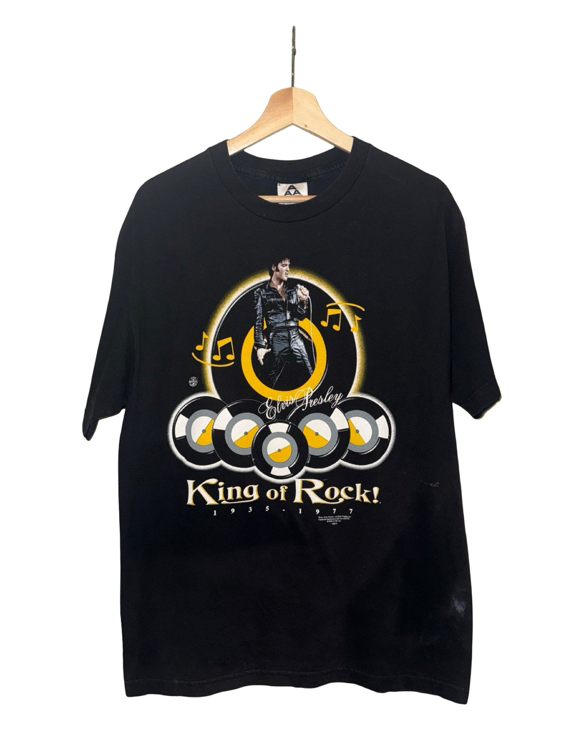 Vintage 2000 Elvis Presley King Of Rock Tee product image 1