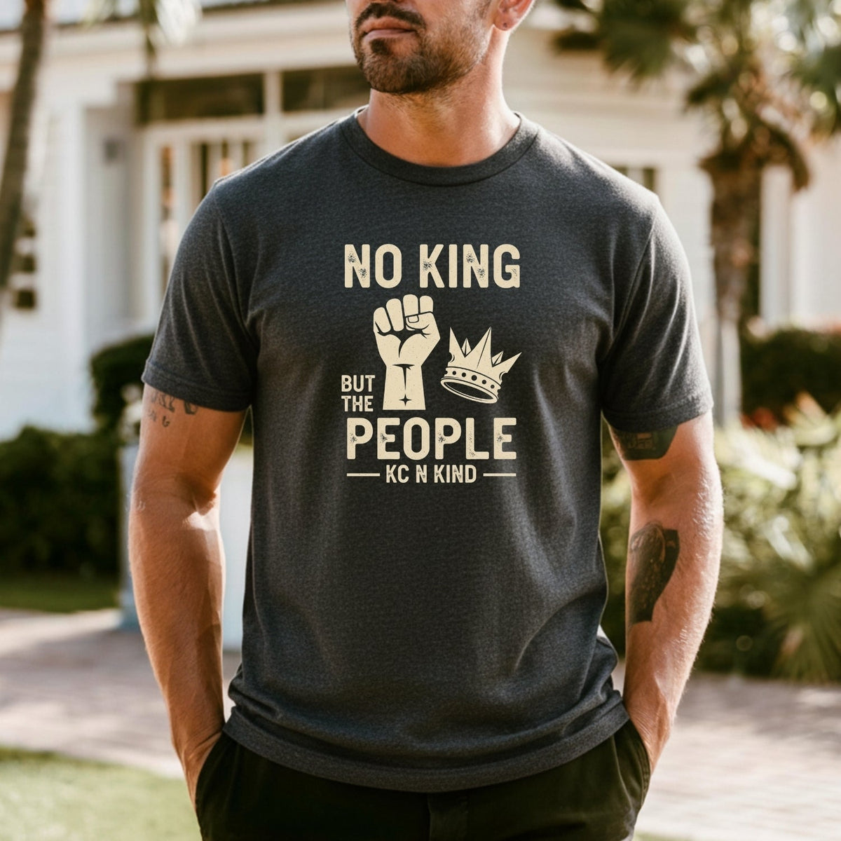 No King But The People T-Shirt – Unisex Equality & product image 17