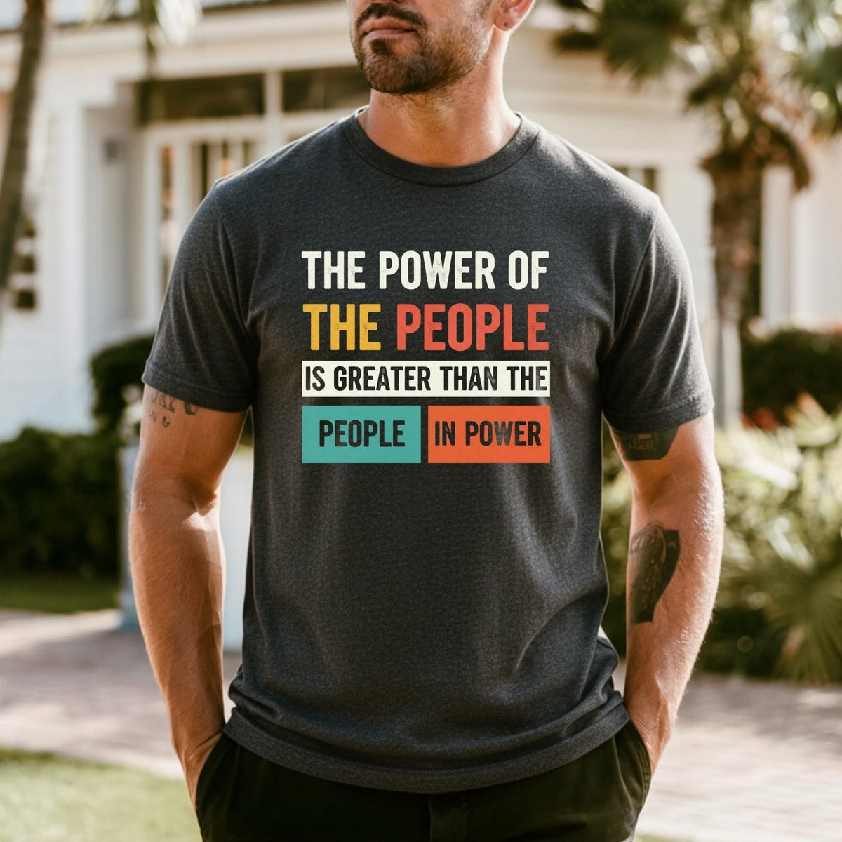 The Power of People T-Shirt – Retro Comfort Graphic Tee – product image 22