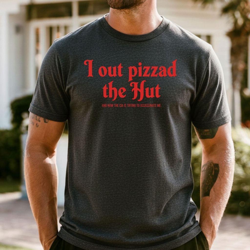 I Out Pizza the Hut CIA Assassinate Me T-Shirt - Retro Y2K product image 20