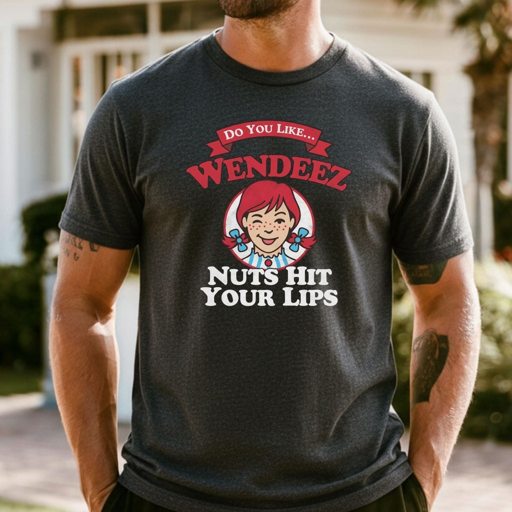 Wendeez Nuts Hit Your Lips Funny Retro Meme Shirt – Cheeky product image 24