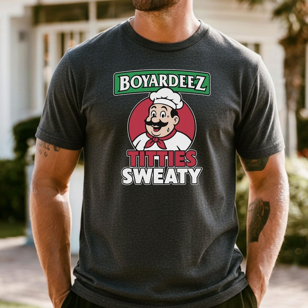 Retro Boyardeez Titties Sweaty Meme Tee - Funny Graphic product image 25
