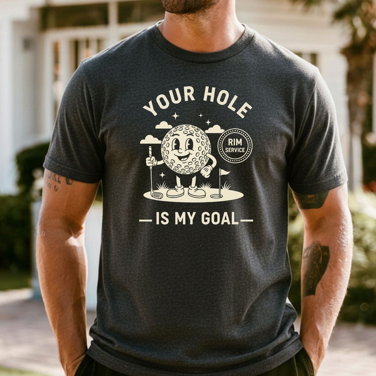 Funny Your Hole is My Goal T-Shirt - Inappropriate Humor product image 18