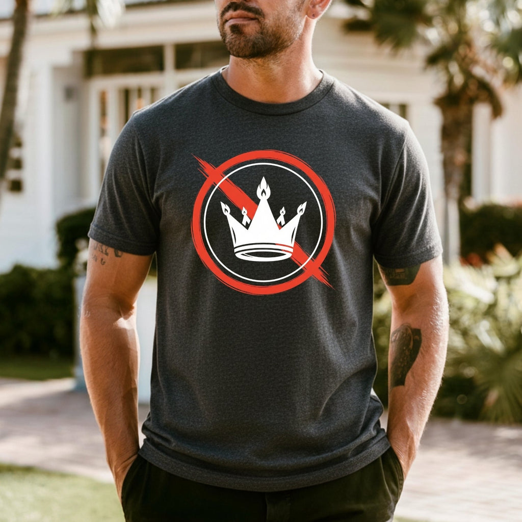 No Kings Statement T-Shirt – No Crown Symbol Shirt – product image 20