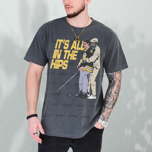 90s Golf Movie T-Shirt – It’s All in the Hips Funny Retro product image 2