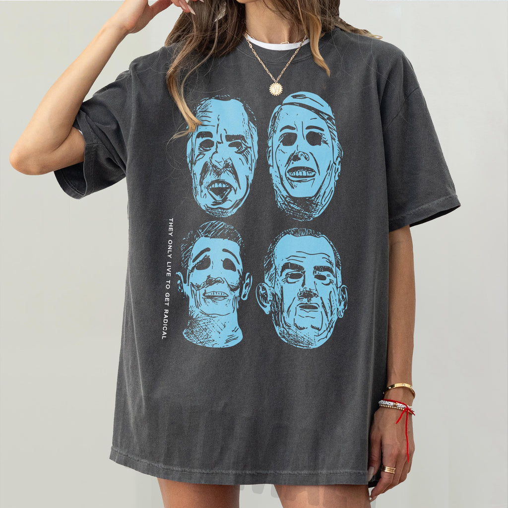 90s Action Movie T-Shirt – Bank Robbery Mask Vintage product image 2
