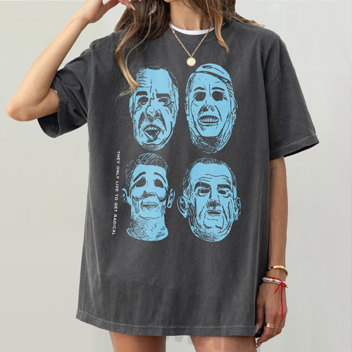 90s Action Movie T-Shirt – Bank Robbery Mask Vintage product image 2