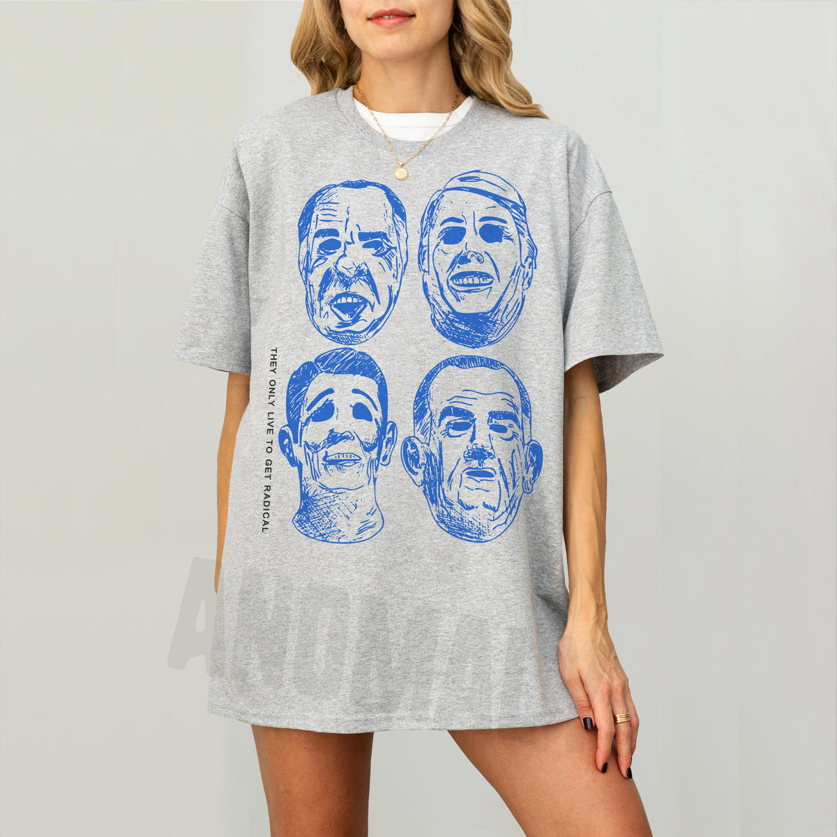 90s Action Movie T-Shirt – Bank Robbery Mask Vintage product image 8