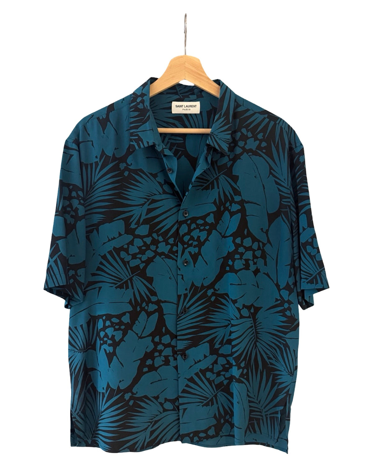 Saint Laurent Tropical Floral Silk Shirt product image 1