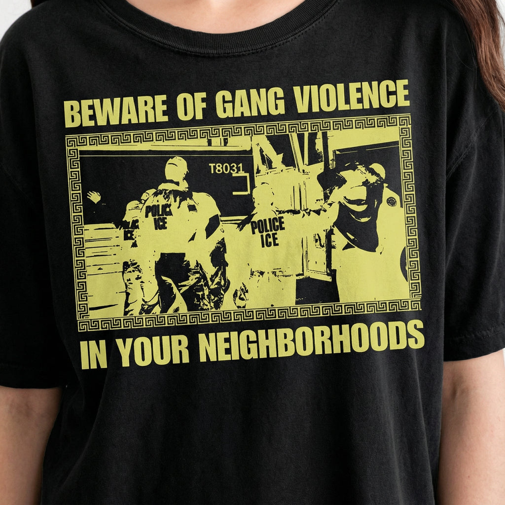 Abolish ICE Social Justice T-Shirt – Anti-Deportation product image 1