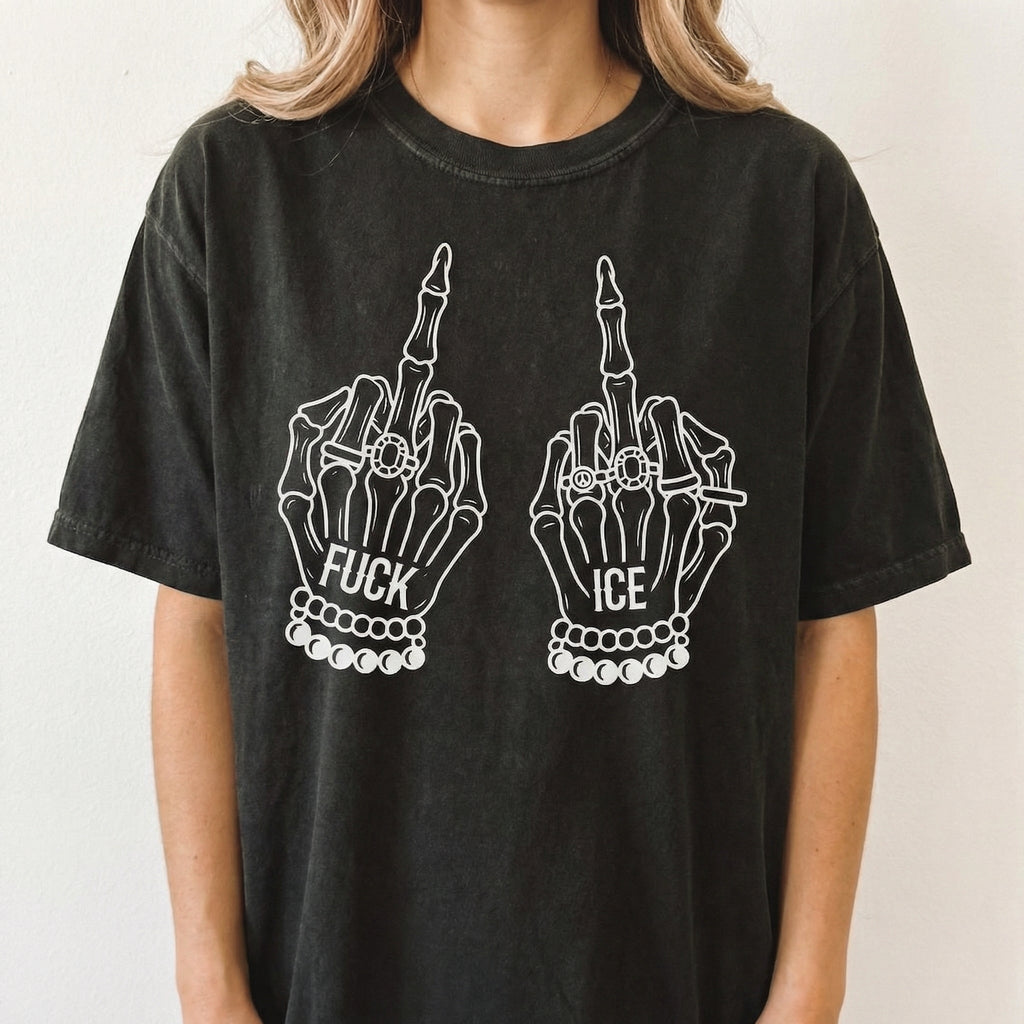 Abolish ICE Social Justice T-Shirt – Immigration Human product image 1
