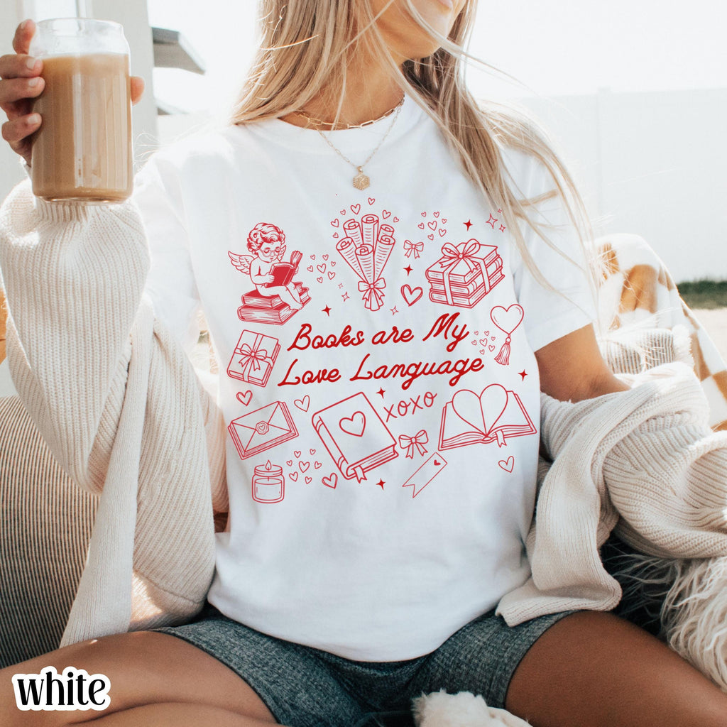 All Booked for Valentine’s Day Book Lover T-Shirt – Reader product image 1