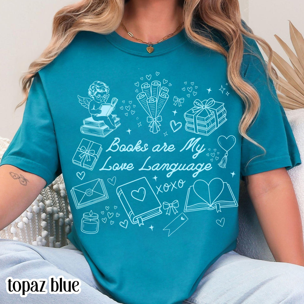 All Booked for Valentine’s Day Book Lover T-Shirt – Reader product image 3