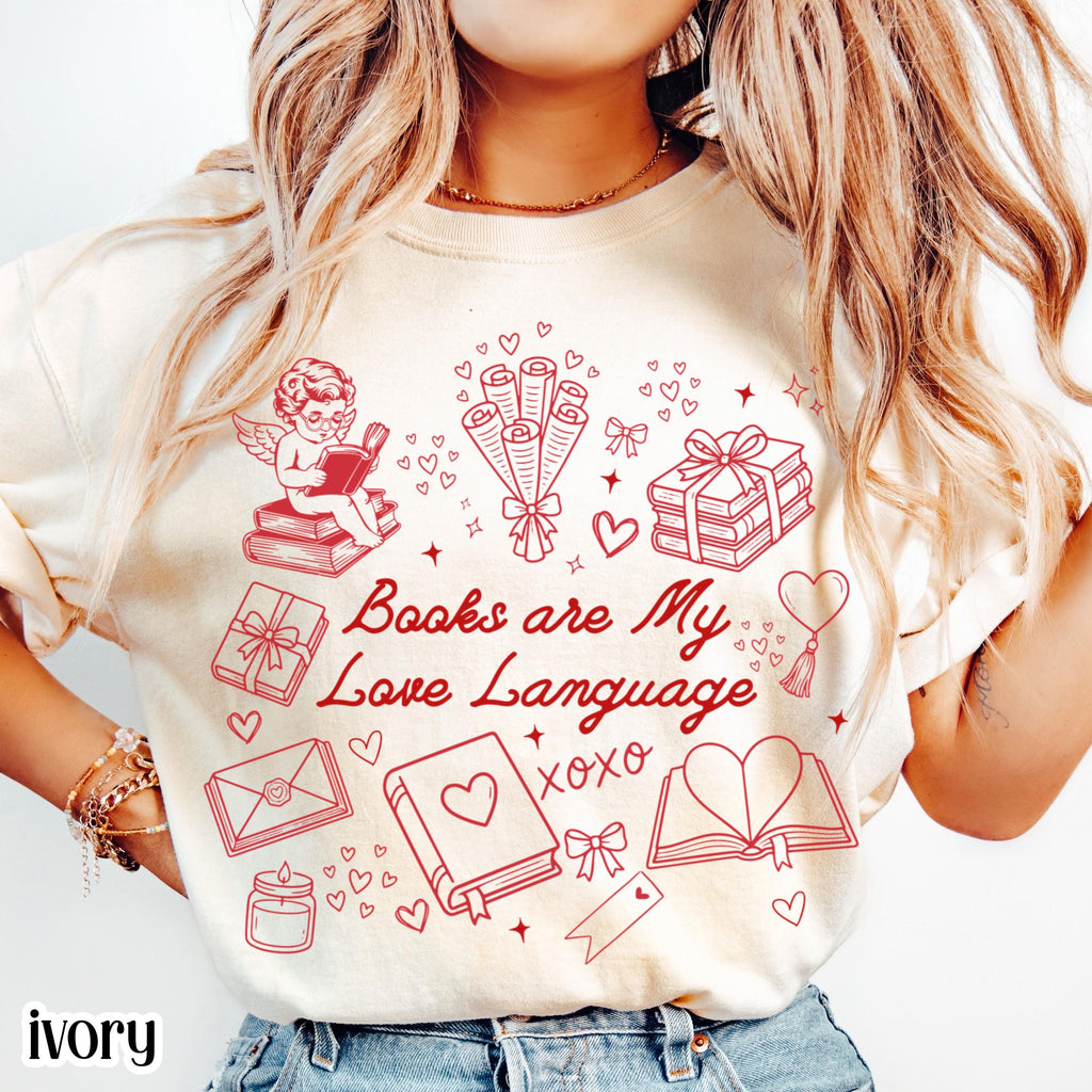 All Booked for Valentine’s Day Book Lover T-Shirt – Reader product image 4