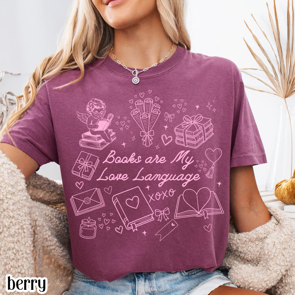 All Booked for Valentine’s Day Book Lover T-Shirt – Reader product image 5