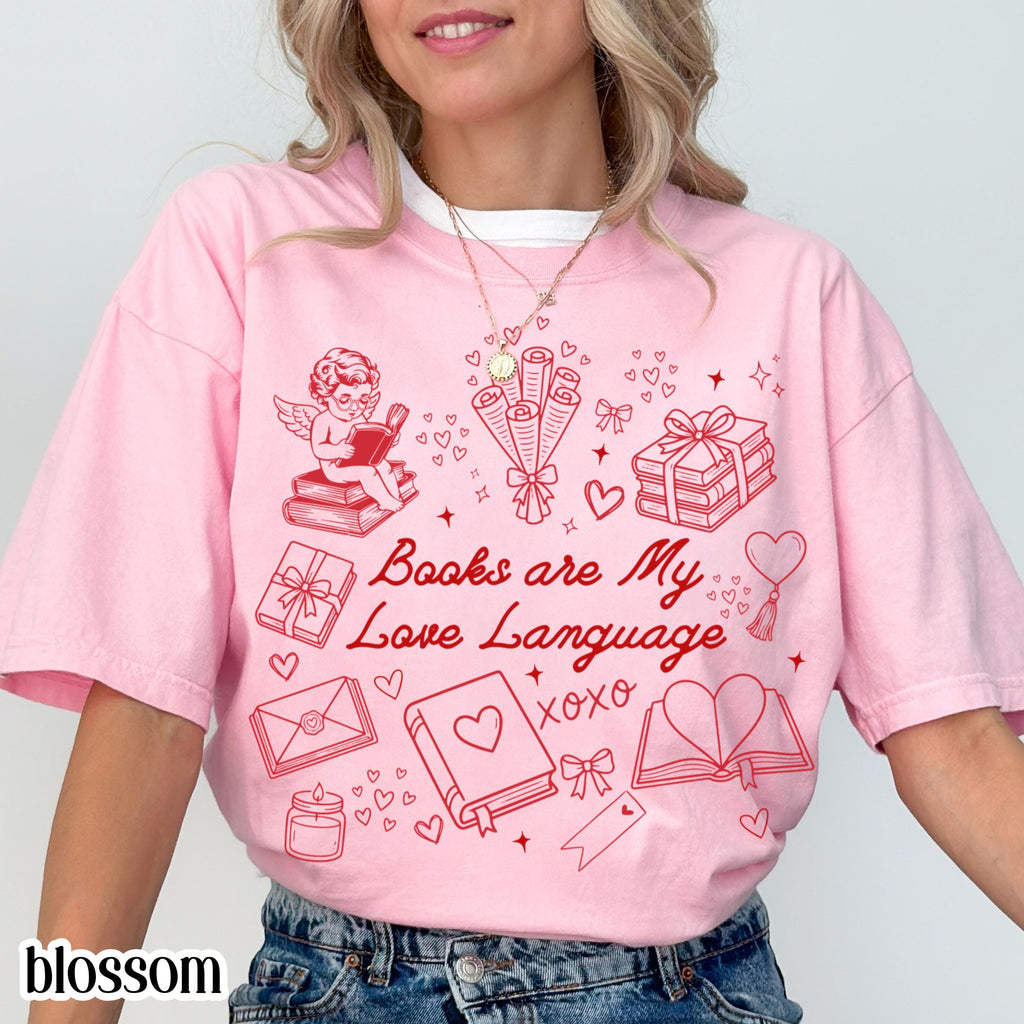 All Booked for Valentine’s Day Book Lover T-Shirt – Reader product image 6