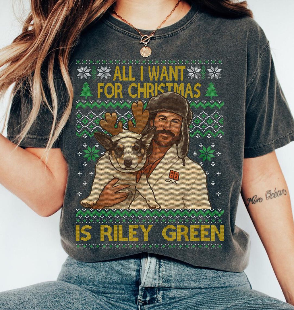 All I Want for Christmas Is Riley Green Sweatshirt – product image 3