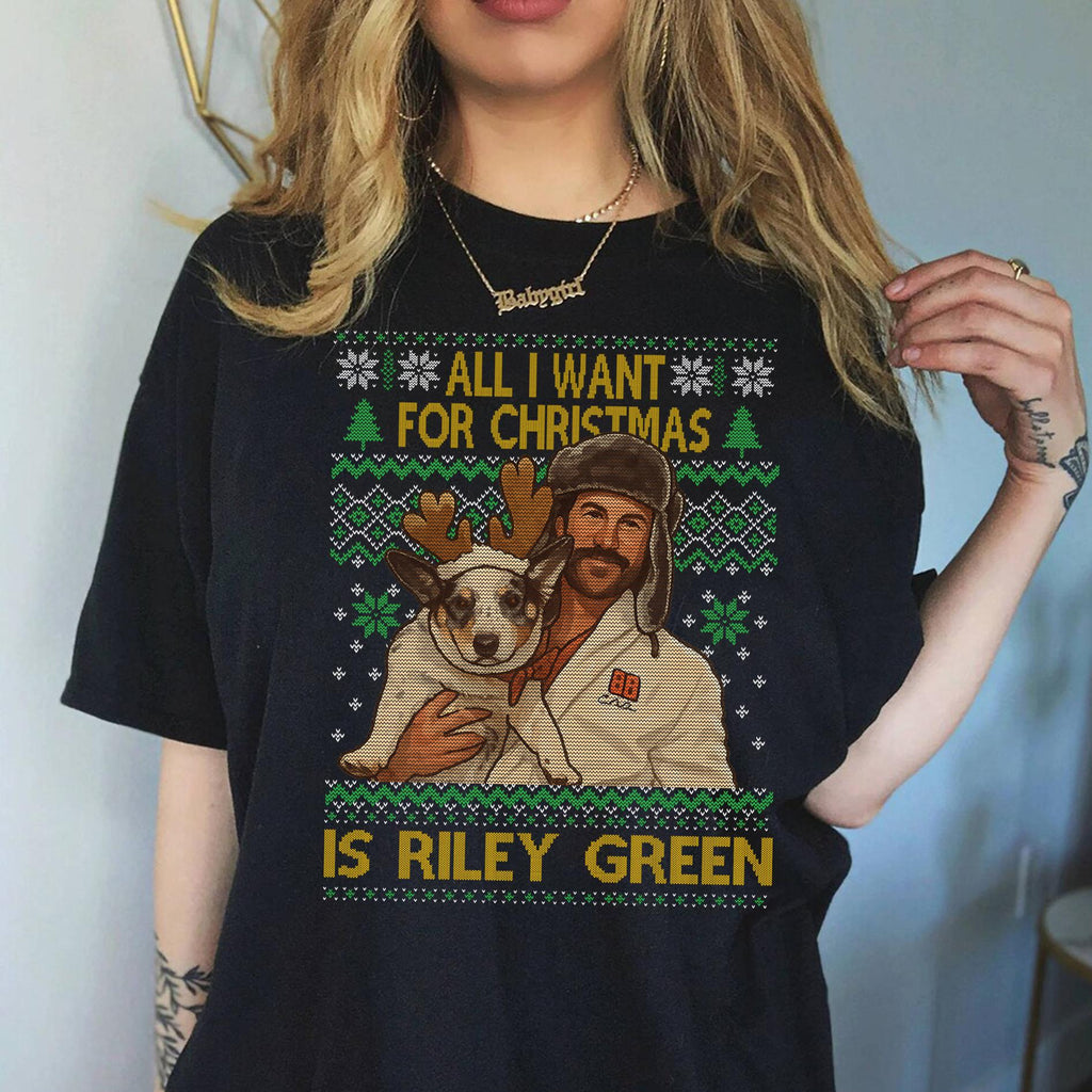 All I Want for Christmas Is Riley Green Sweatshirt – product image 4