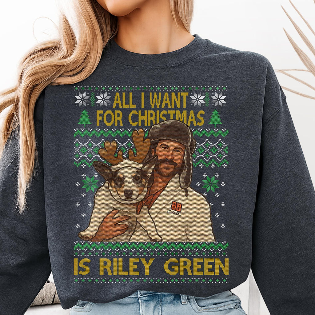 All I Want for Christmas Is Riley Green Sweatshirt – product image 2
