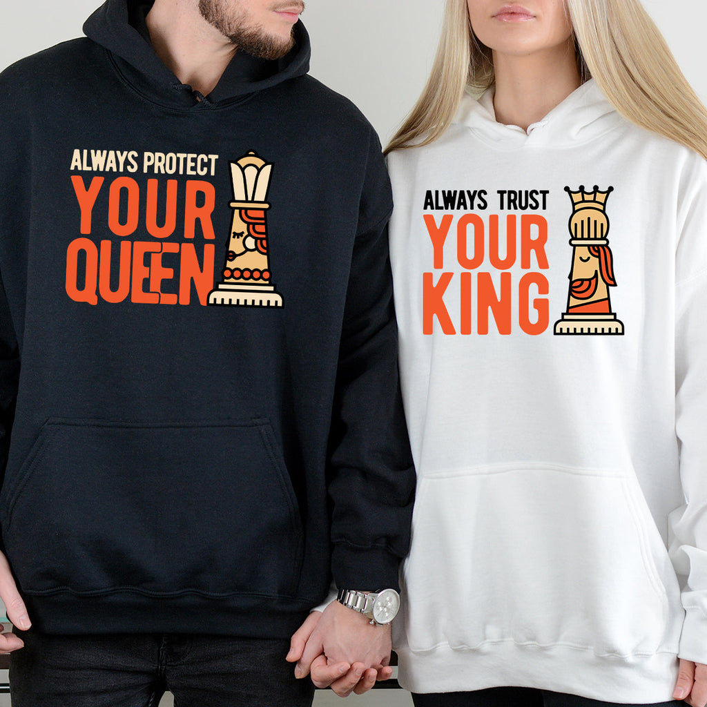 Always Protect Your King Queen Matching Hoodies For Couples product image 1