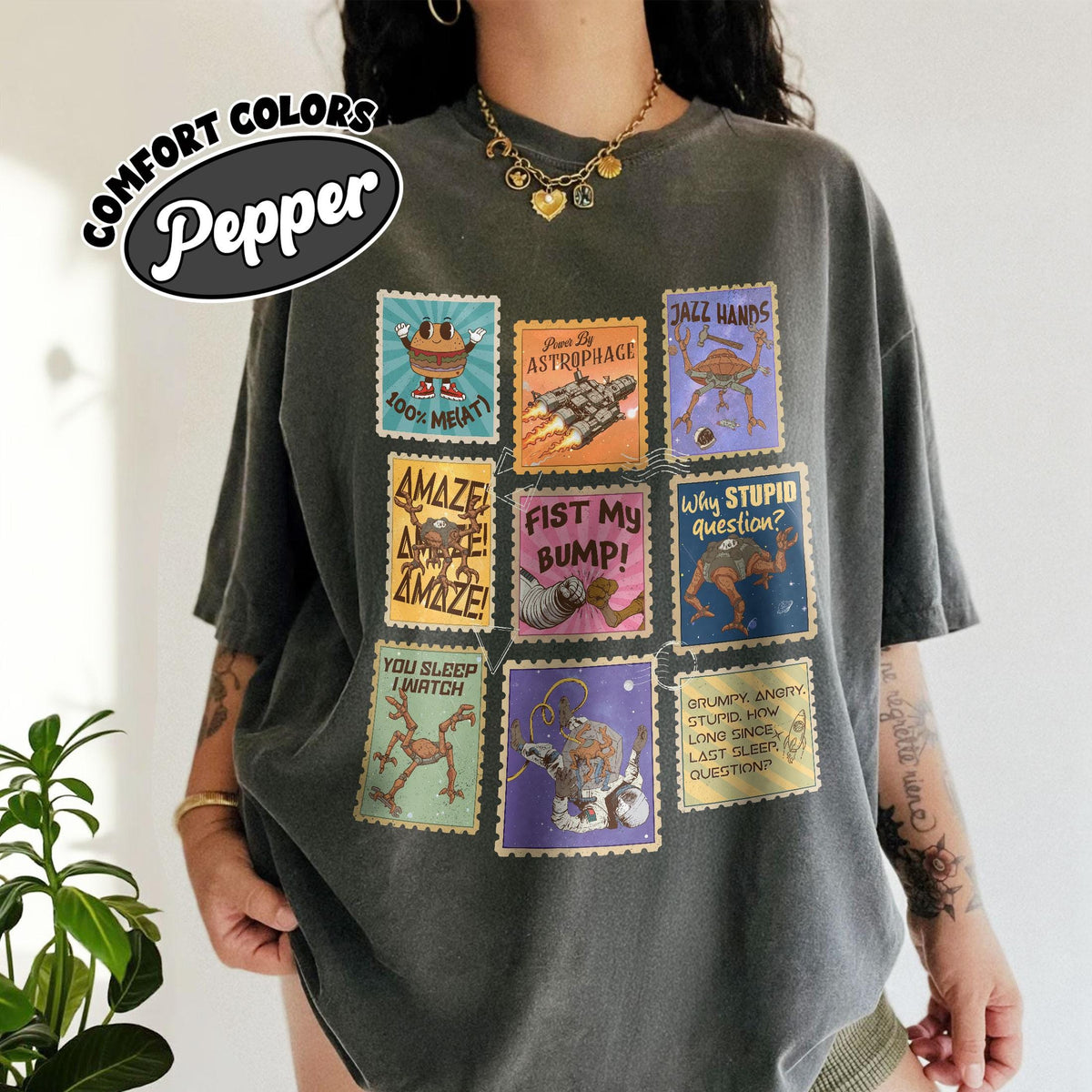 Amaze Sci-Fi Bookish Graphic Tee – Space Fan Reader Gift product image 1