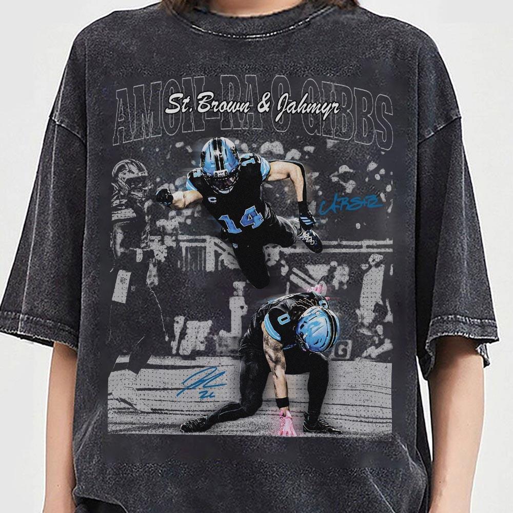 Amon-Ra St. Brown & Jahmyr Gibbs Fan Shirt – Game Day Tee product image 1