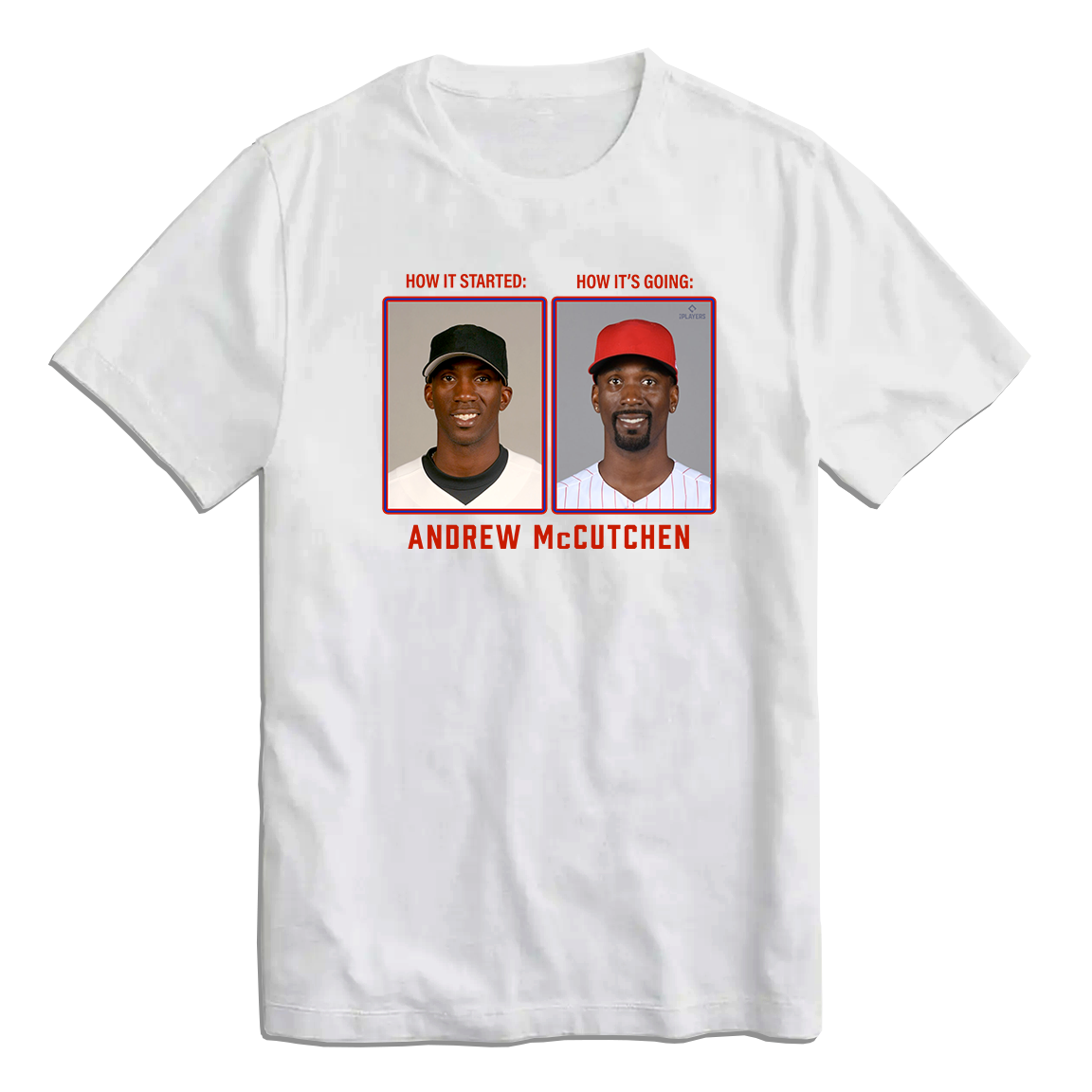 Andrew McCutchen Then & Now MLBPA Tee product image 1
