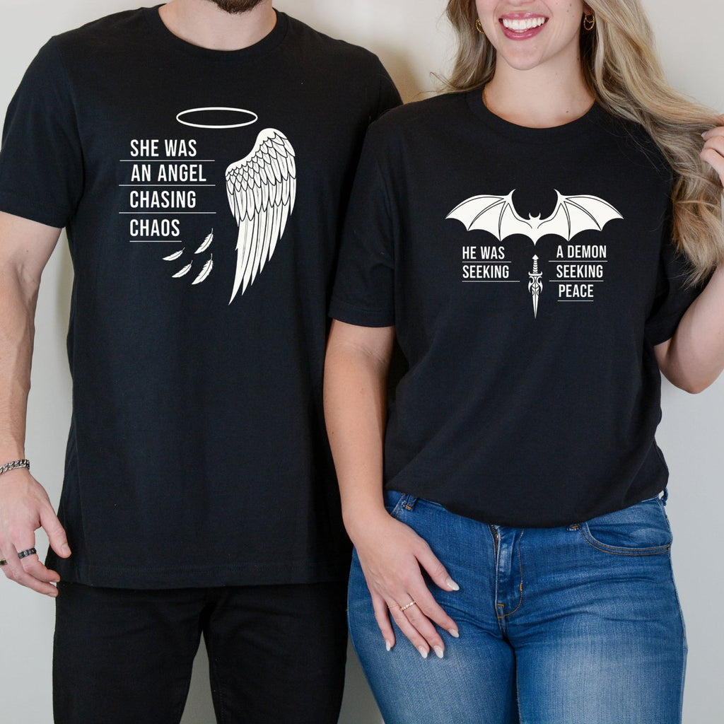 Angel Demon He Was A Seeking Peace She An Craving Chaos product image 1