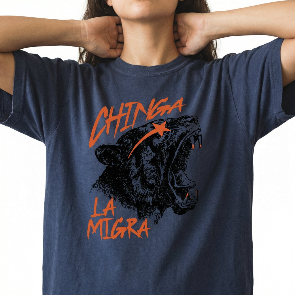 Anti-ICE Tiger Graphic T-Shirt – Immigrant Rights Protest product image 2