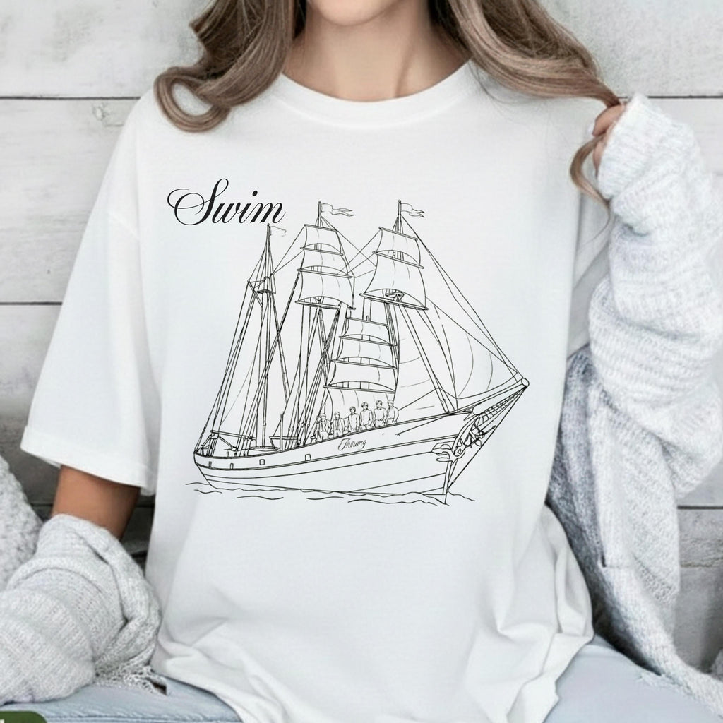 Arirang Swim Track Graphic T-Shirt – Kpop Style Concert Fan product image 1