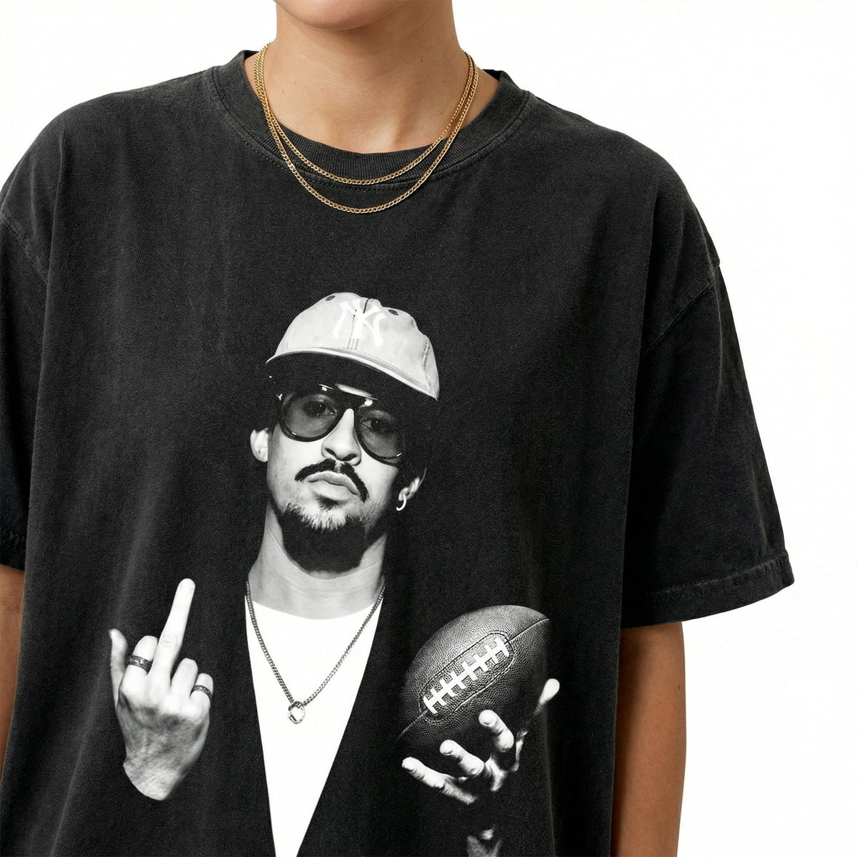 Bad Benito Bowl 2026 Football T-Shirt - Latin Music product image 5