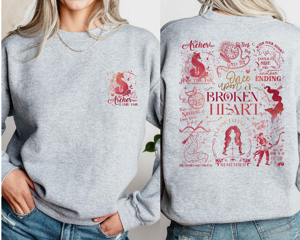 Ballad of the Archer and Fox Sweatshirt – Bookish Fantasy product image 5