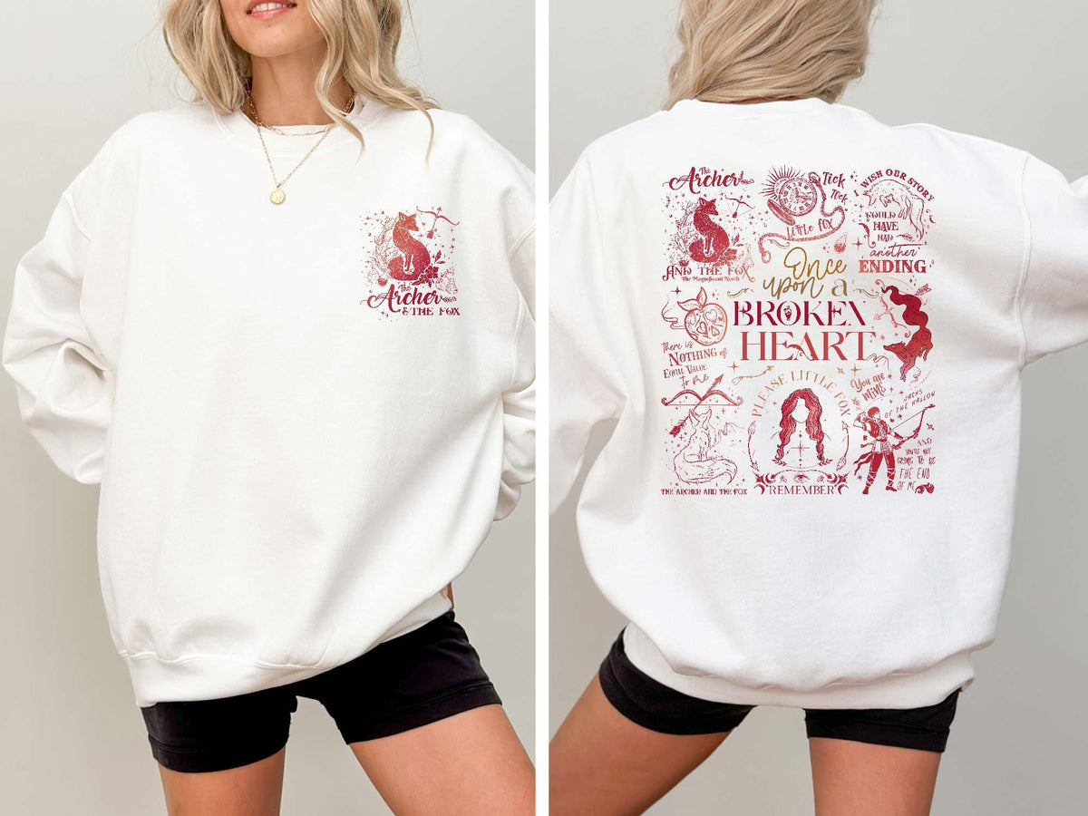Ballad of the Archer and Fox Sweatshirt – Bookish Fantasy product image 2