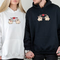 Banner Love Ghost Matching Hoodies For Couples product image 1