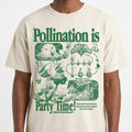 Bee Pollination Vintage Graphic T-Shirt – Retro Botanical product image 1