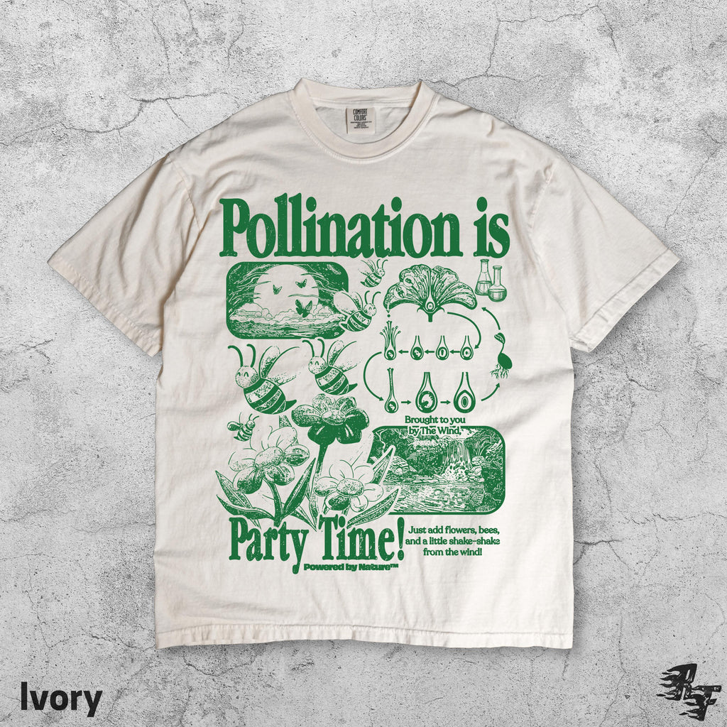Bee Pollination Vintage Graphic T-Shirt - Retro Botanical product image 3