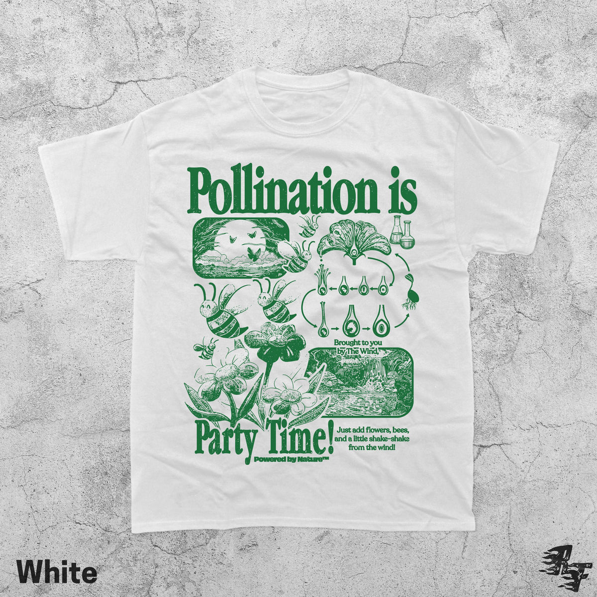Bee Pollination Vintage Graphic T-Shirt - Retro Botanical product image 7