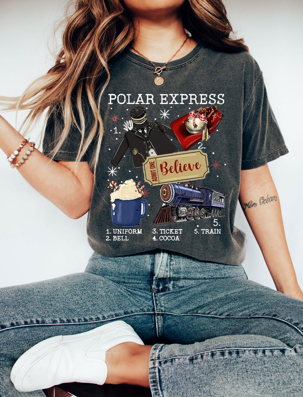 Believe Polar Express Sweatshirt – Christmas Family product image 5