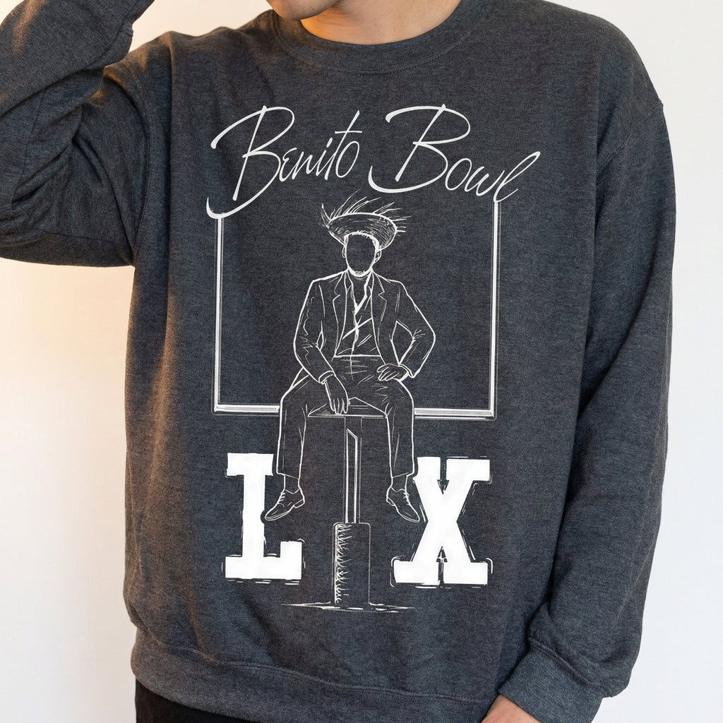 Benito Bowl Bunny Graphic T-Shirt – Funny Football Fan Shirt product image 4