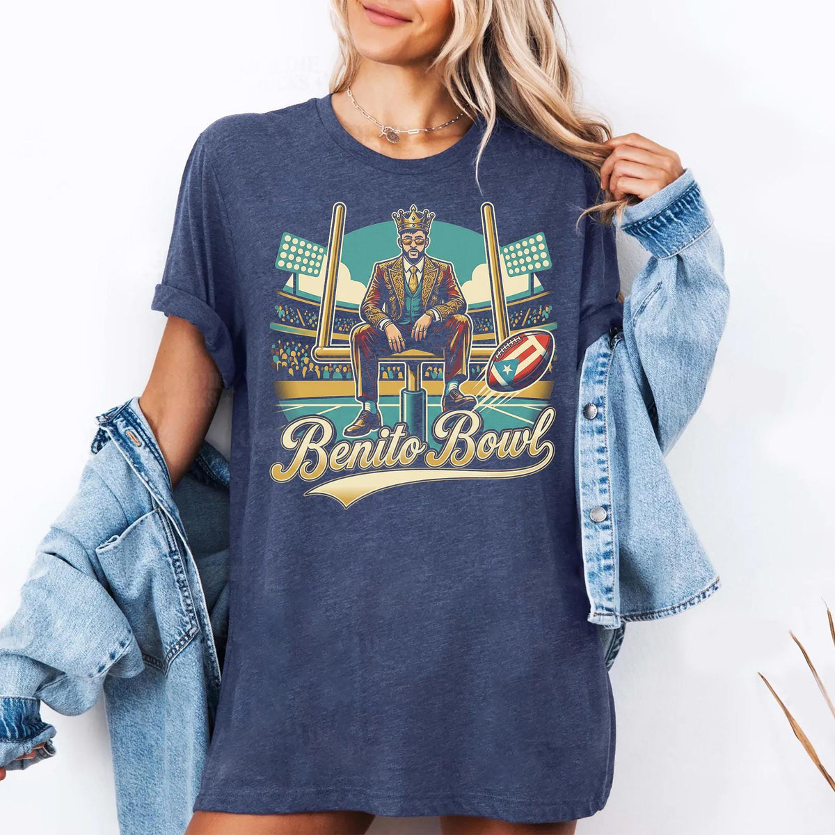 Benito Bowl Football Fan T-Shirt – Puerto Rico Sports Gift product image 1