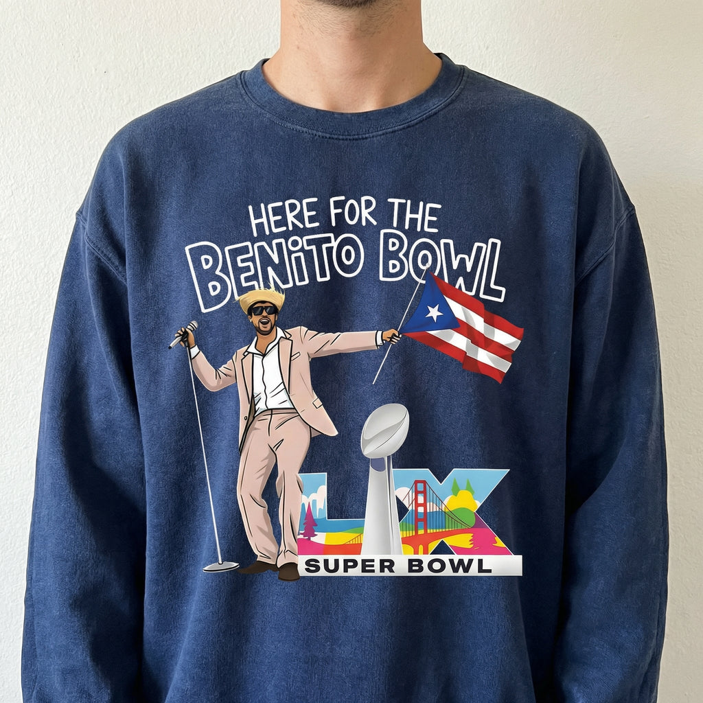Benito Bowl Graphic T-Shirt – Puerto Rico Music Fan Tee product image 3