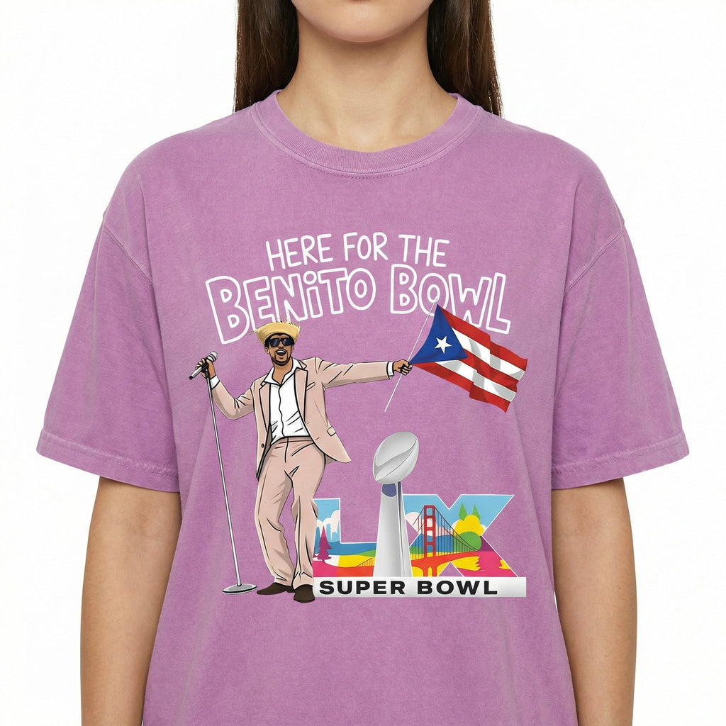 Benito Bowl Graphic T-Shirt – Puerto Rico Music Fan Tee product image 6