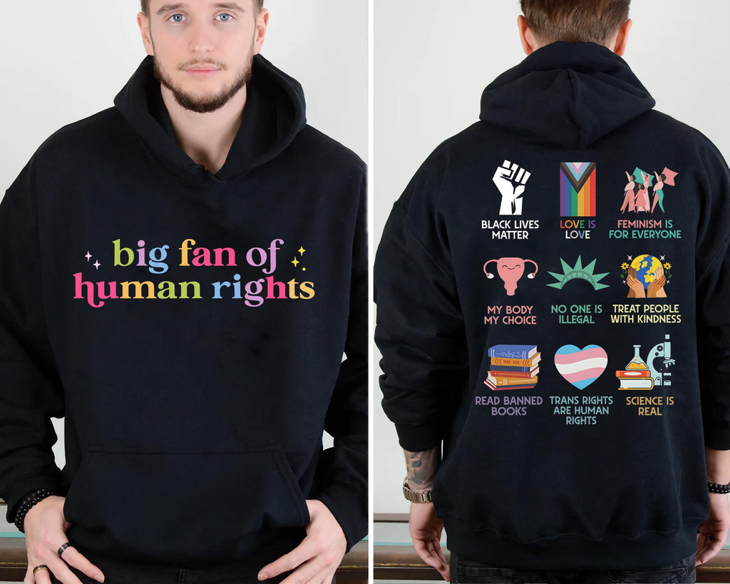 Big Fan of Human Rights Graphic Shirt – Equality & product image 2