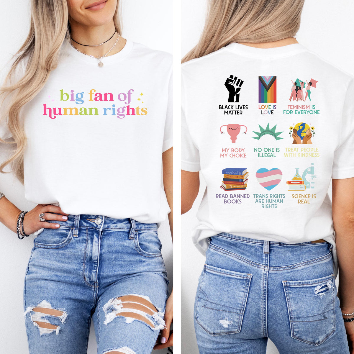 Big Fan of Human Rights Graphic Shirt – Equality & product image 9