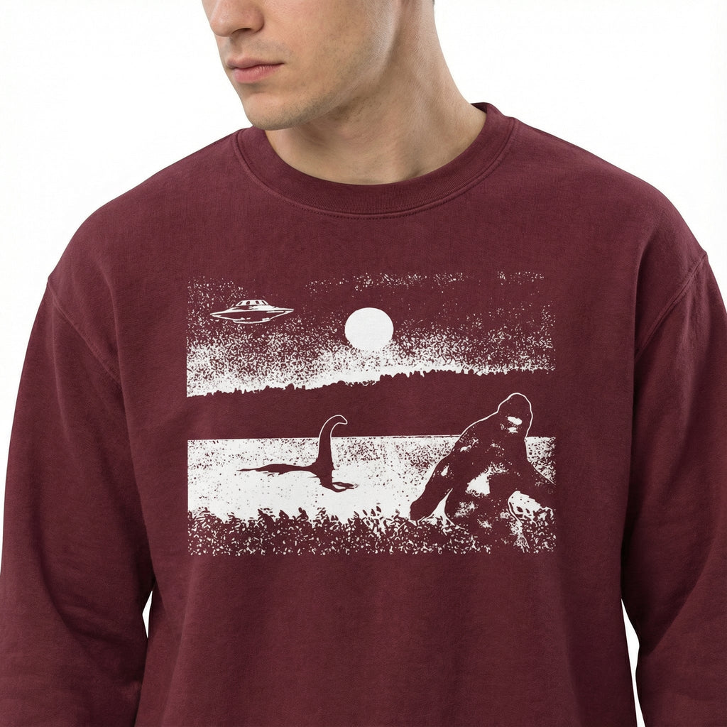 Bigfoot Funny Graphic T-Shirt - Cryptid UFO Loch Ness product image 4