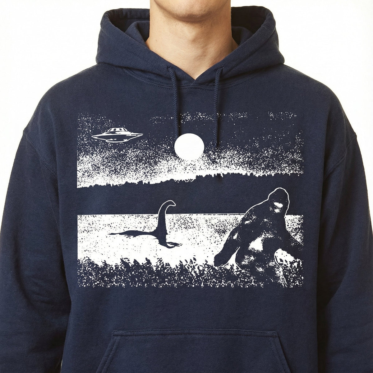 Bigfoot Funny Graphic T-Shirt - Cryptid UFO Loch Ness product image 5