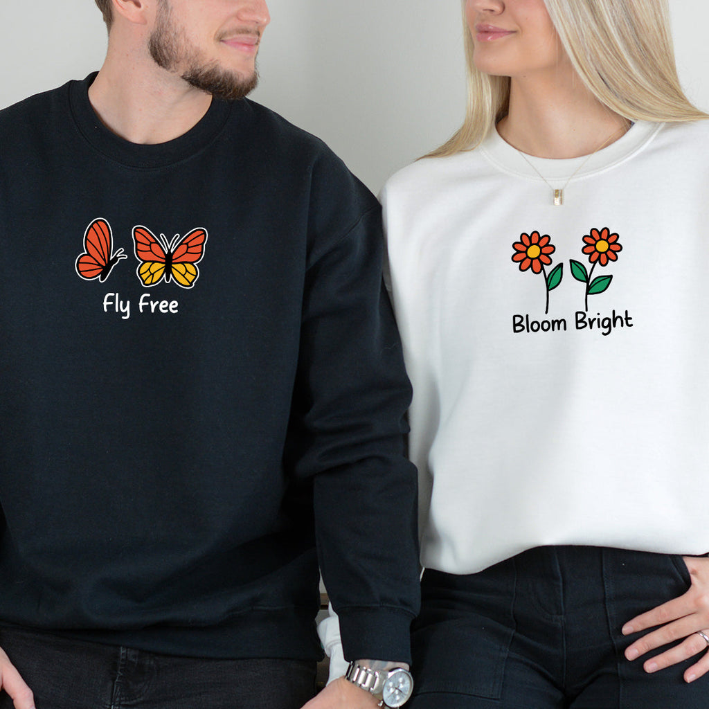 Bloom & Fly Matching Hoodies For Besties Couples product image 4